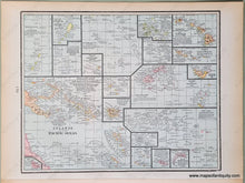 Load image into Gallery viewer, Antique-Printed-Color-Map-Chile-Argentine-Republic-and-Uruguay-verso:-Peru-and-Islands-in-The-Pacific-Ocean-**********-Caribbean-&-Latin-America-South-America-1900-Cram-Maps-Of-Antiquity