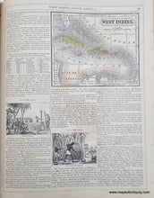 Load image into Gallery viewer, Genuine-Antique-Hand-Colored-Map-Double-sided-page-South-America-verso-West-Indies-1850-Mitchell-Thomas-Cowperthwait-Co--Maps-Of-Antiquity