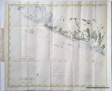 Load image into Gallery viewer, Antique-Nautical-Coast-Chart-Preliminary-Coast-Chart-No.-71-Florida-Reefs-From-Newfound-Harbor-Key-to-Boca-Grande-Key-Key-West-Florida-Keys-FL-United-States-South-1862-U.S.-Coast-Survey-Maps-Of-Antiquity