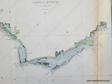 Load image into Gallery viewer, Hand-Colored-Antique-Coastal-Chart-Sketch-G-Showing-the-Progress-of-the-Survey-in-Section-VII-From-1849-to-1853-Florida-Antique-Nautical-Charts-1853-U.S.-Coast-Survey-Maps-Of-Antiquity