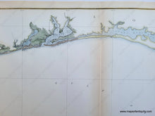 Load image into Gallery viewer, Hand-Colored-Antique-Coastal-Chart-Sketch-G-Showing-the-Progress-of-the-Survey-in-Section-VII-From-1849-to-1853-Florida-Antique-Nautical-Charts-1853-U.S.-Coast-Survey-Maps-Of-Antiquity