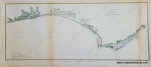 Load image into Gallery viewer, Hand-Colored-Antique-Coastal-Chart-Sketch-G-Showing-the-Progress-of-the-Survey-in-Section-VII-From-1849-to-1853-Florida-Antique-Nautical-Charts-1853-U.S.-Coast-Survey-Maps-Of-Antiquity