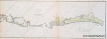 Load image into Gallery viewer, Antique-Map-South-Carolina-Bull's-Bulls-Bay-Charleston-Sketch-E-Survey-of-Section-V-1853-United-States-Coast-Survey-Coastal-Report-Chart