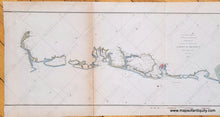 Load image into Gallery viewer, Antique-Map-South-Carolina-Bull's-Bulls-Bay-Charleston-Sketch-E-Survey-of-Section-V-1853-United-States-Coast-Survey-Coastal-Report-Chart