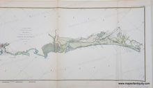 Load image into Gallery viewer, 1854 - South Carolina - Sketch E Showing the Progress of the Survey of Section V from 1847 to 1854 - Antique Chart