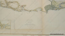 Load image into Gallery viewer, Antique-Map-South-Carolina-Bull's-Bulls-Bay-Charleston-Sketch-E-Survey-of-Section-V-1855-United-States-Coast-Survey-Coastal-Report-Chart