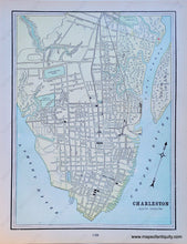 Load image into Gallery viewer, 1900 - Charleston South Carolina / Atlanta Antique Map Genuine Printed