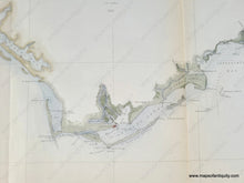 Load image into Gallery viewer, 1852 - Sketch G Showing The Coast Of Florida On Gulf Mexico Antique Chart Genuine