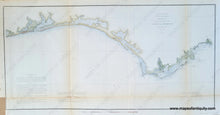 Load image into Gallery viewer, Hand-Colored-Antique-Coast-Chart-Sketch-G-showing-the-Coast-of-Florida-on-the-Gulf-of-Mexico-United-States-South-1852-US-Coast-Survey-Maps-Of-Antiquity