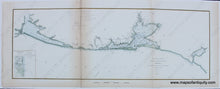 Load image into Gallery viewer, Antique-Map-United-States-U.S.-Coast-Survey-Coastal-Chart-1848-1854-1850s-1800s-19th-Century-Galveston-Bay-Texas-Gulf-of-Mexico-Maps-of-Antiquity