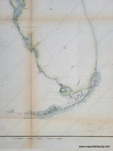 Load image into Gallery viewer, Antique-Map-Sketch-F-Showing-the-Progress-of-the-Survey-in-Section-VI-With-a-General-Reconnoissance-of-the-Western-Coast-of-Florida-1848-1853-Coastal-Report-Chart-U.S.-United-States-Coast-Survey-1850s-1800s-Mid-19th-Century-Maps-of-Antiquity