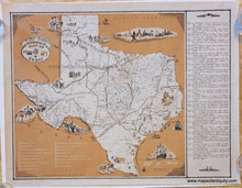Load image into Gallery viewer, Printed-Color-Pictorial-Map-Hoffman-&-Walker's-Pictorial-Historical-Map-of-Texas-c.-1960-Hoffman-&-Walker-South-Texas-1900s-20th-century-Maps-of-Antiquity