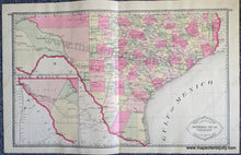 Load image into Gallery viewer, Antique-Map-Double-sided-sheet-with-multiple-maps:-Centerfold---Tunison's-Southern-Texas;-versos:-Tunison's-Minnesota-/-Tunison's-Wisconsin-United-States-Texas-1888-Tunison-Maps-Of-Antiquity-1800s-19th-century