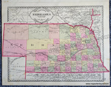 Load image into Gallery viewer, 1888 - Double-Sided Sheet With Multiple Maps: Centerfold Tunison’s Northern Texas And Indian