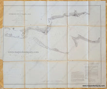 Load image into Gallery viewer, Antique-Coastal-Report-Chart-Preliminary-Chart-of-the-Entrance-to-Pensacola-Bay-Florida--United-States-Florida-1857-U.S.-Coast-and-Geodetic-Survey-Maps-Of-Antiquity-1800s-19th-century