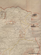 Load image into Gallery viewer, 1960 - Hoffman & Walker’s Pictorial Historical Map Of Texas Antique Map. Printed-Color