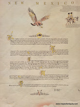 Load image into Gallery viewer, 1960 - Hoffman & Walker’s Pictorial Historical Map Of Texas Antique Map. Printed-Color