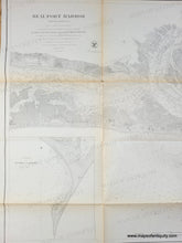 Load image into Gallery viewer, 1857 - Beaufort Harbor, North Carolina - Antique Chart