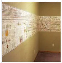 Load image into Gallery viewer, 1885 - Adams Syn Chronological Chart Or Map Of History Antique Chromolithograph Print