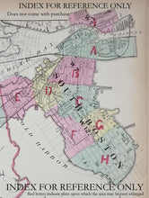 Load image into Gallery viewer, 1874 - Part of Ward 12. South Boston. Plate C - Genuine Antique Map
