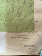 Load image into Gallery viewer, Genuine-Antique-Topographical-Map-Haiku-Hawaii-Topo-Map-1957-USGS-U-S--Geological-Survey-Maps-Of-Antiquity