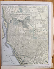 Load image into Gallery viewer, 1898 - Map Of New York And Vicinity; Verso: Brooklyn Buffalo Antique Genuine City