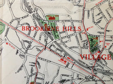 Load image into Gallery viewer, 1903 - Map Of Brookline Massachusetts Antique Genuine Printed-Color