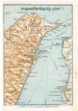Load image into Gallery viewer, 1886 - Messina Antique Map Printed-Color Genuine