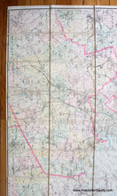 Load image into Gallery viewer, 1892 - Map Of Boston And The Country Adjacent Antique Genuine Hand-Colored