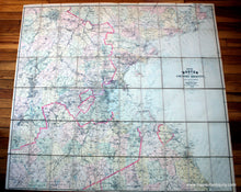 Load image into Gallery viewer, Antique-Hand-Colored-Map-Map-of-Boston-and-the-Country-Adjacent-United-States-Massachusetts-1892-Walker-Maps-Of-Antiquity