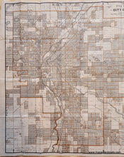 Load image into Gallery viewer, Antique-Pocket-Folding-Map-City-of-Denver-Colorado-Rollandet-Drafting-Blueprint-Company-Fifth-Edition-1899-1890s-1800s-Late-19th-Century-Maps-of-Antiquity