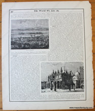 Load image into Gallery viewer, 1892 - Map Of Rome And Its Environs Antique Genuine Printed-Color