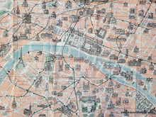 Load image into Gallery viewer, Genuine-Antique-Folding-Map-Paris-ses-Monuments-Towns-and-Cities-Paris-1925-Borremans-/-Taride-Maps-Of-Antiquity-1800s-19th-century