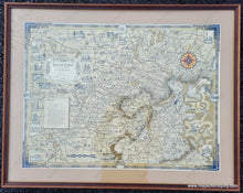 Load image into Gallery viewer, Framed-Antique-Pictorial-Map-Boston-(Massachusetts)-and-Vicinity-Massachusetts-Boston-1938-Ernest-Dudley-Chase-Maps-Of-Antiquity-20th-century