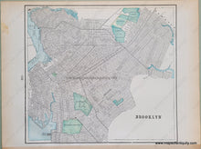 Load image into Gallery viewer, Genuine-Antique-Map-New-York-City-Brooklyn-Boston-1900-Cram-Maps-Of-Antiquity