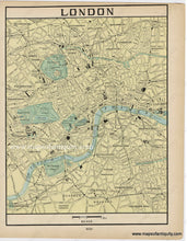 Load image into Gallery viewer, Genuine-Antique-Map-London-1903-Cram-Maps-Of-Antiquity