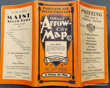 Load image into Gallery viewer, Vintage-Map-Map-of-City-of-Portland-Maine-1940-Fred-L-Tower-Companies-Maps-Of-Antiquity