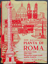 Load image into Gallery viewer, Vintage-Map-Rome-Italy---Pianta-Panoramica-di-Roma-con-circa-500-Monumenti-1960-Augusto-Trabacchi-Maps-Of-Antiquity