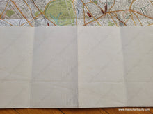 Load image into Gallery viewer, 1921 - Bartholomew’s Plan Of London Antique Map Genuine Folding