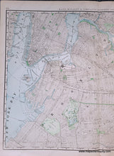 Load image into Gallery viewer, Genuine-Antique-Map-Double-sided-map-Brooklyn-verso-New-Jersey-New-York-City-&-Brooklyn--1898-Rand-McNally-Maps-Of-Antiquity-1800s-19th-century