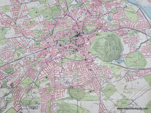 Load image into Gallery viewer, 1930S - Bartholomew’s Pocket Plan Of Edinburgh Antique Map Genuine