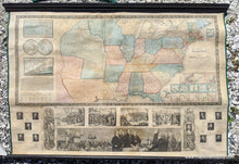 Load image into Gallery viewer, Antique-Wall-Map-Ensign's-Travellers'-Guide-and-Map-of-the-United-States-Containing-the-Roads-Distances-Steam-Boat-and-Canal-Routes-etc.-United-States-United-States-General---1845-Ensign-Maps-Of-Antiquity