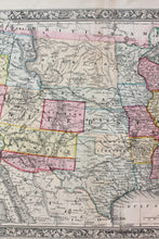 Load image into Gallery viewer, Antique-Hand-Colored-Map-Map-of-the-United-States-and-Territories.-Together-with-Canada-etc.--United-States-United-States-General---1862-Mitchell-Maps-Of-Antiquity