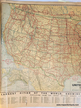 Load image into Gallery viewer, Genuine-Antique-Wall-Map-Geographical-Publishing-Company's-Presidential-Wall-Atlas-1930-Geographical-Publishing-Company-Maps-Of-Antiquity