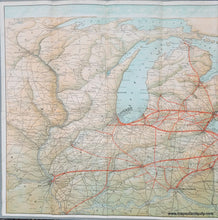 Load image into Gallery viewer, Genuine-Antique-Printed-Color-Pictorial-Map-The-Health-and-Pleasure-Resorts-of-New-York-and-New-England-the-Best-Way-to-Reach-Them-via--America's-Greatest-Railroad--1893-Matthews-Northrup-Co--Maps-Of-Antiquity