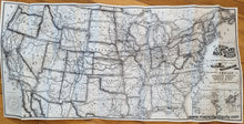 Load image into Gallery viewer, Vintage-Facsimile-of-an-Antique-Map-New-and-Correct-Map-of-the-Great-Rock-Island-Route-1883-1973-Chicago,-Rock-Island-Pacific-Railway-Maps-Of-Antiquity