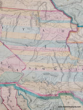Load image into Gallery viewer, 1858 - Mitchell’s New National Map Exhibiting The United States With North American British