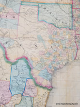 Load image into Gallery viewer, 1858 - Mitchell’s New National Map Exhibiting The United States With North American British