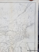 Load image into Gallery viewer, 1853 - Map Of The Railroads In United States Operation And Progress Antique Genuine