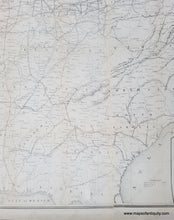 Load image into Gallery viewer, 1853 - Map Of The Railroads In United States Operation And Progress Antique Genuine